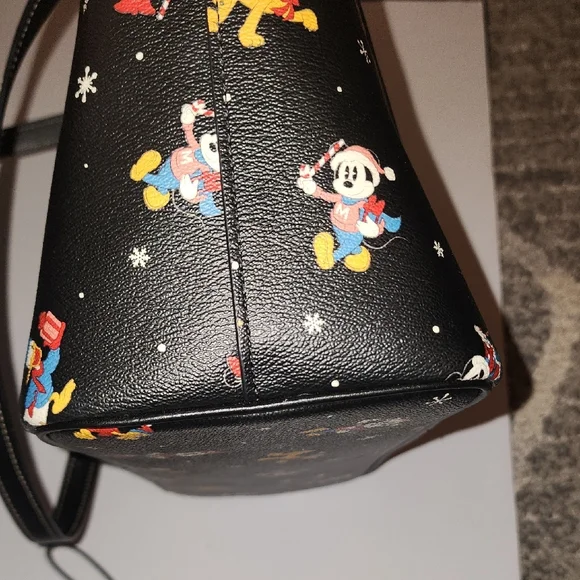 Coach Disney X Gallery Tote Bag  and Wallet Set with Holiday Disney Characters - Picture 9 of 16